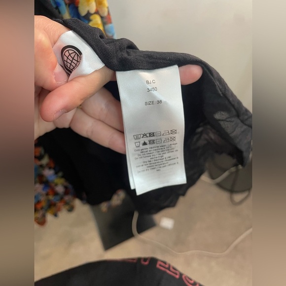 Ganni || Floral Print Mesh Midi Wrap Dress, Size 38 (medium) worn once - Picture 8 of 10